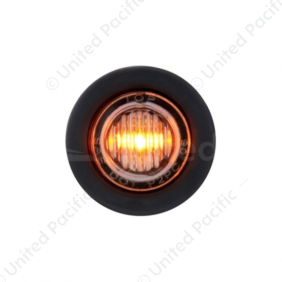 3 LED 3/4" Mini Light (Clearance/Marker) - Amber LED/Clear Lens