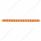 19 LED 12" Reflector Turn Signal Light Bar - Amber LED/Amber Lens