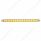 19 LED 12" Reflector Turn Signal Light Bar - Amber LED/Clear Lens
