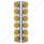 SS Front Air Cleaner Brkt With 12X 17 Amber LED Hi/Lo Watermelon Lights & SS Bezels For Peterbilt-Am