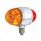 34 LED Dual Function Watermelon Double Face Light - Amber & Red LED/Amber & Red Lens
