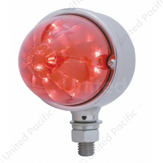 17 LED Dual Function Watermelon Single Face Light - Red LED/Red Lens