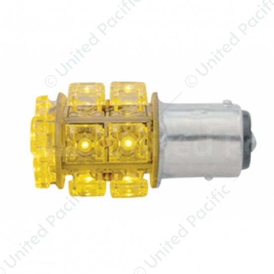 13 LED 360 Degree 1157 Type Bulb - Amber