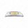 Chrome Fender Light Bracket With 12 LED Reflector Light - Amber LED/Clear Lens