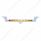 Chrome Hood Emblem Trim With 14 LED Light Bar For Kenworth - Amber LED/Amber Lens