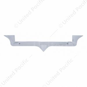 Chrome Hood Emblem Trim With 14 LED Light Bar For Kenworth - Amber LED/Chrome Lens