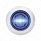 3 LED 3/4" Mini Light With Bezel (Clearance/Marker) - Blue LED/Clear Lens