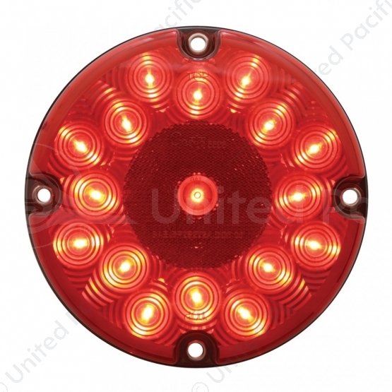 17 LED 7" Light (Stop, Turn & Tail) - Red LED/Red Lens (Bulk)
