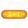 7 LED 6" Oval Reflector Turn Signal Light - Amber LED/Amber Lens