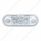 7 LED 6" Oval Reflector Turn Signal Light - Amber LED/Clear Lens