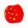 7 LED 2" Round Light (Clearance/Marker) - Red LED/Red Lens (Bulk)