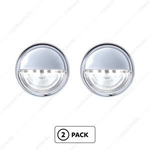 4 LED Round License Light