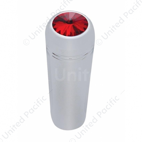 1-7/8" Short Aluminum Toggle Switch Extension With Crystal For Kenworth - Red Crystal (2-Pack)