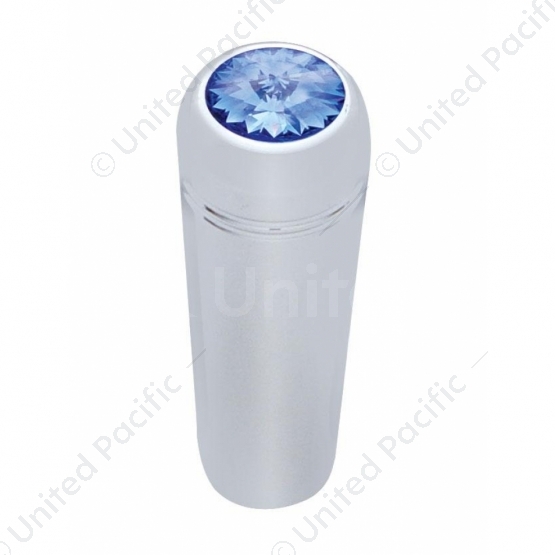 1-7/8" Short Aluminum Toggle Switch Extension With Crystal For Kenworth - Blue Crystal