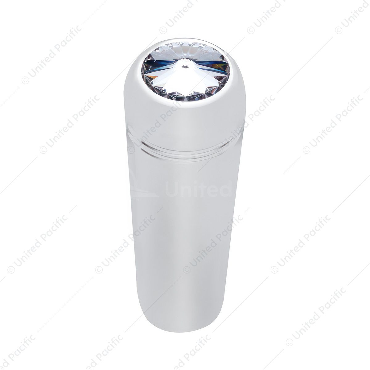 1-7/8" Short Aluminum Toggle Switch Extension With Crystal For Kenworth - Clear Crystal