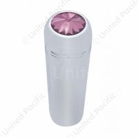 1-7/8" Short Aluminum Toggle Switch Extension With Crystal For Kenworth - Purple Crystal