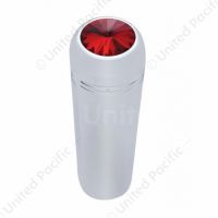2-1/4" Long Aluminum Toggle Switch Extension With Crystal For Kenworth - Red Crystal (2-Pack)