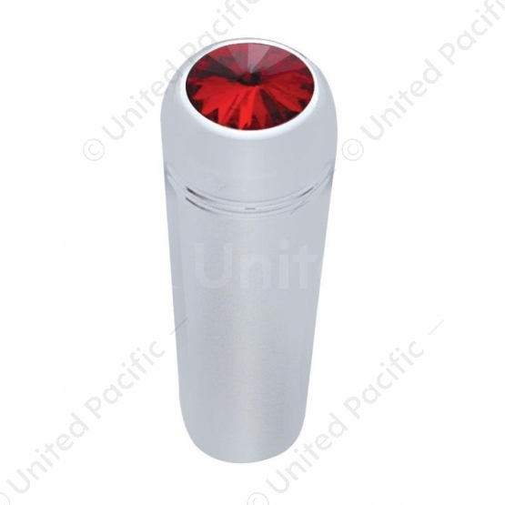 2-1/4" Long Aluminum Toggle Switch Extension With Crystal For Kenworth - Red Crystal