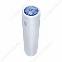 2-1/4" Long Aluminum Toggle Switch Extension With Crystal For Kenworth - Blue Crystal