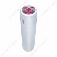 2-1/4" Long Aluminum Toggle Switch Extension With Crystal For Kenworth - Purple Crystal