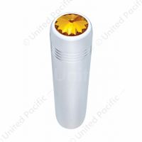 2-1/4" Long Aluminum Toggle Switch Extension With Crystal For Kenworth - Amber Crystal