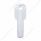 Chrome Door Lock Knob With 7/16" Clear Crystal (2pc/set)