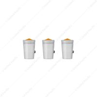 Mini Toggle Switch Extension With Amber Crystal For Kenworth (Card of 3)