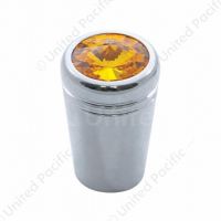 Mini Toggle Switch Extension With Amber Crystal For Kenworth (Card of 3)
