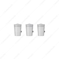 Mini Toggle Switch Extension With Clear Crystal For Kenworth (Card of 3)