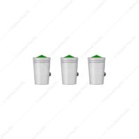 Mini Toggle Switch Extension With Green Crystal For Kenworth (Card of 3)