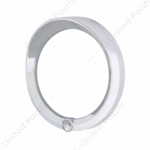 Signature Series Speed/Tachometer Gauge Bezel With Visor For 2006+ Peterbilt -Indented