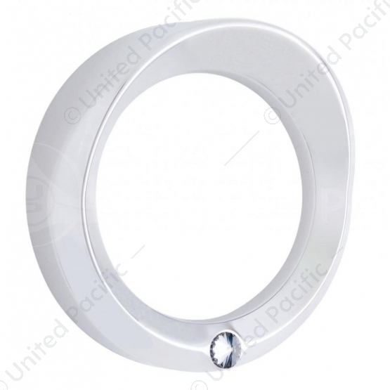Signature Series Speed/Tachometer Gauge Cover With Visor For Kenworth - Clear Crystal