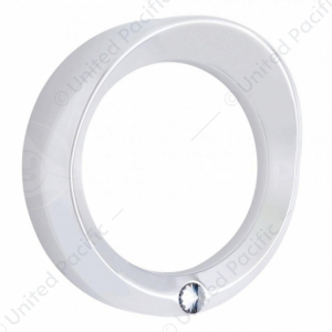 Signature Series Speed/Tachometer Gauge Bezel With Visor & Color Crystal For Kenworth