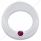 Signature Series Gauge Bezel With Visor & Crystal For 3-3/4" DIA Speed/Tachometer Gauge - Purple Cry