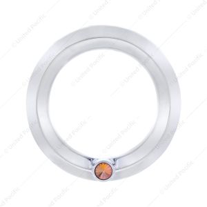 Signature Series Small Gauge Bezel For 2006+ Peterbilt - Copper Crystal