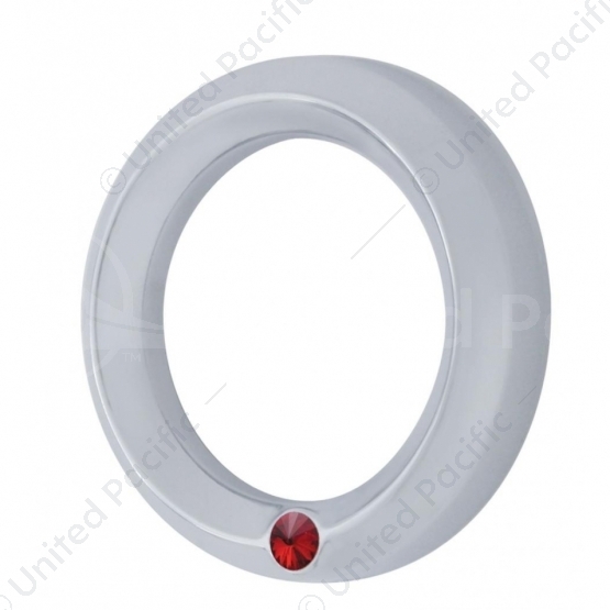 Signature Series Small Gauge Cover For 2006+ Peterbilt - Red Crystal