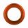 Candy Color Small Gauge Cover With Visor-Cadmium Orange