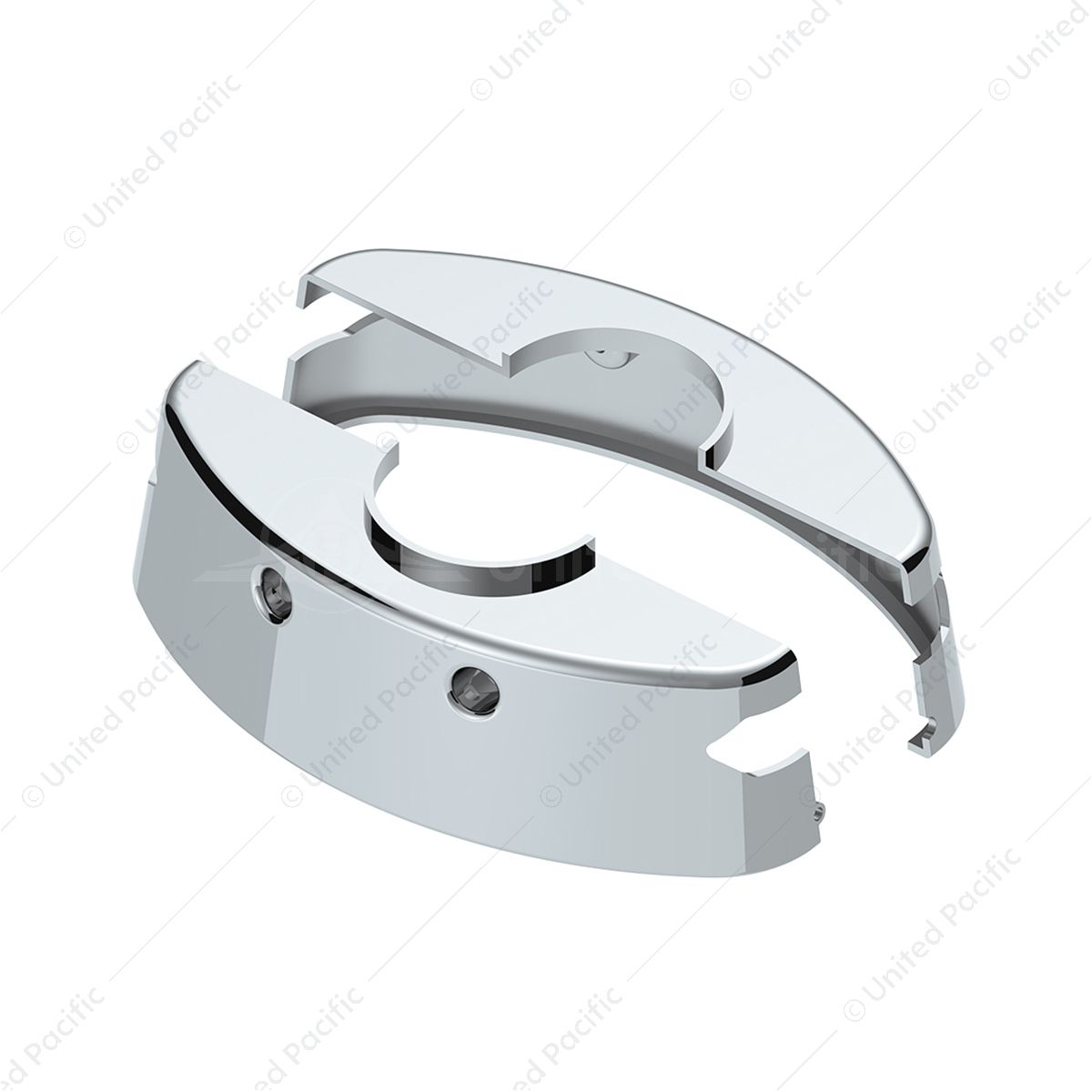 Chrome Plastic Upper Steering Column Cover For 2002-2005 Kenworth W900/T800/T600/T300