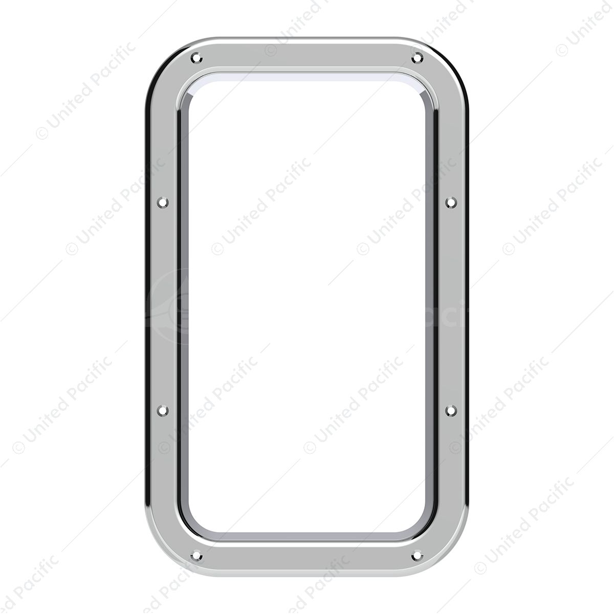 Chrome Interior View Window Trim For Kenworth W900L (1990-2005) And T800 (1986-2005)