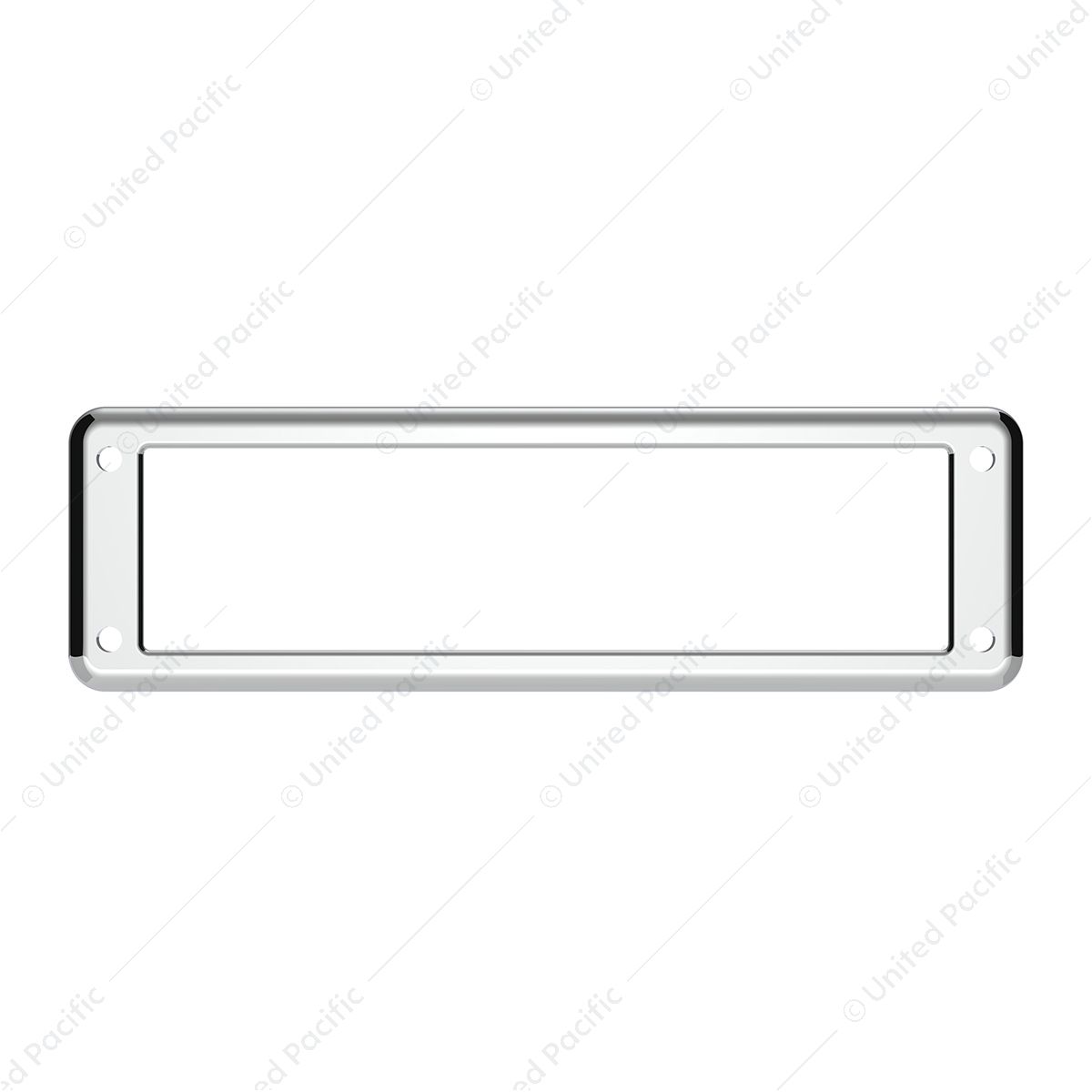 Chrome Plastic Overhead Pocket Bezel For 2000-2010 International 9900/9400/9200