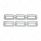 Chrome Plastic Toggle Switch Label Cover With Visor For 2002+ Peterbilt (Card Of 6)