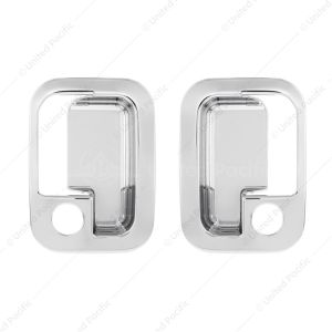 Chrome Exterior Door Handle Cover For 2003+ Kenworth & 2004+ Peterbilt Trucks