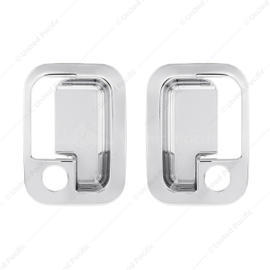 Chrome Exterior Door Handle Cover For 2003+ Kenworth & 2004+ Peterbilt Trucks