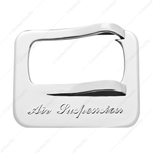 Chrome Plastic Rocker Switch Cover With Script For Peterbilt Trucks