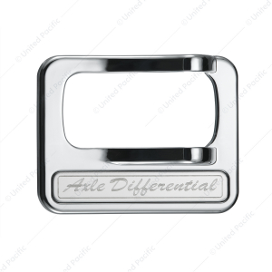 Chrome Plastic Rocker Switch Cover With Stainless Plaque For Peterbilt