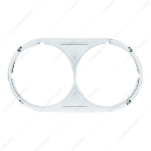 Chrome Plastic Headlight Bezel For 1967-1987 Peterbilt 359 - Original Style