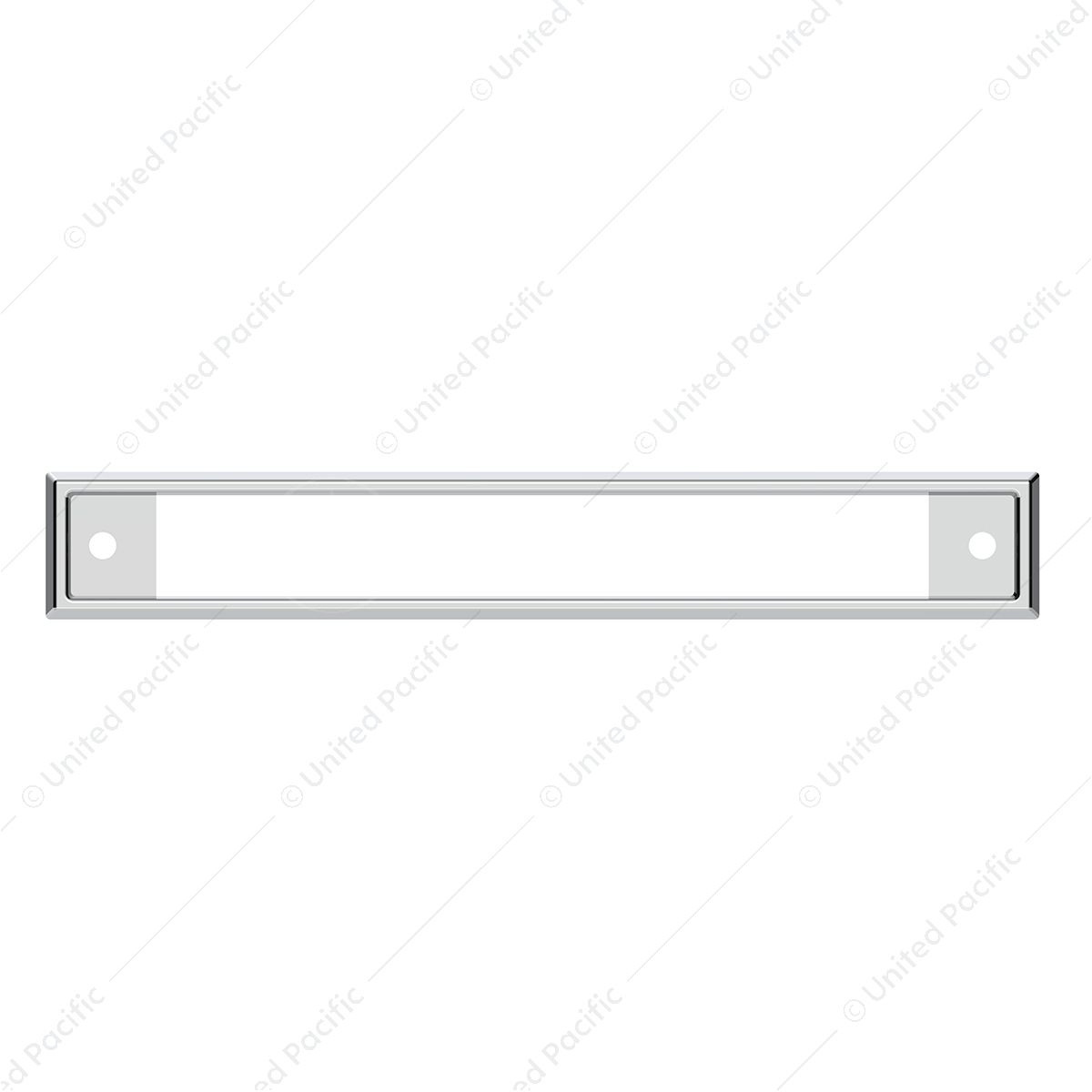 Chrome Plastic Headliner Warning Lights Bezel For Kenworth W900 (1990-2005) And T800/T600 (1993-2005