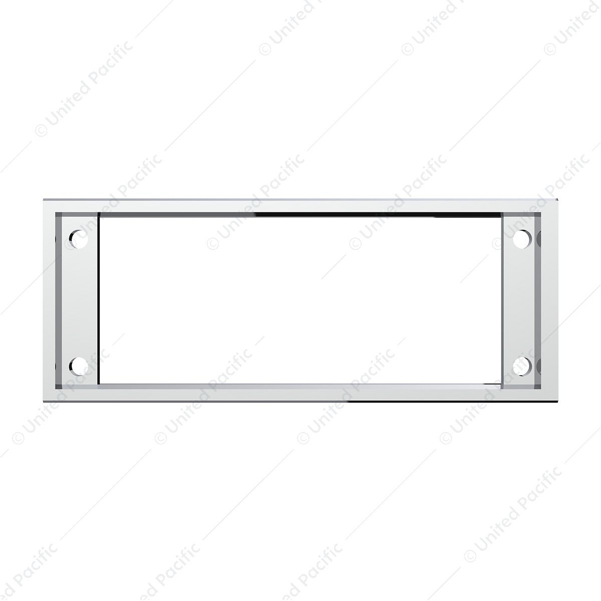 Chrome Plastic A/C Control Dash Panel Bezel For Kenworth W900 (1990-2005) & T800 (1986-2005)