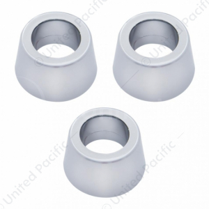 Chrome Round Dash Indicator Light Trim for 1967-1987 Peterbilt 359