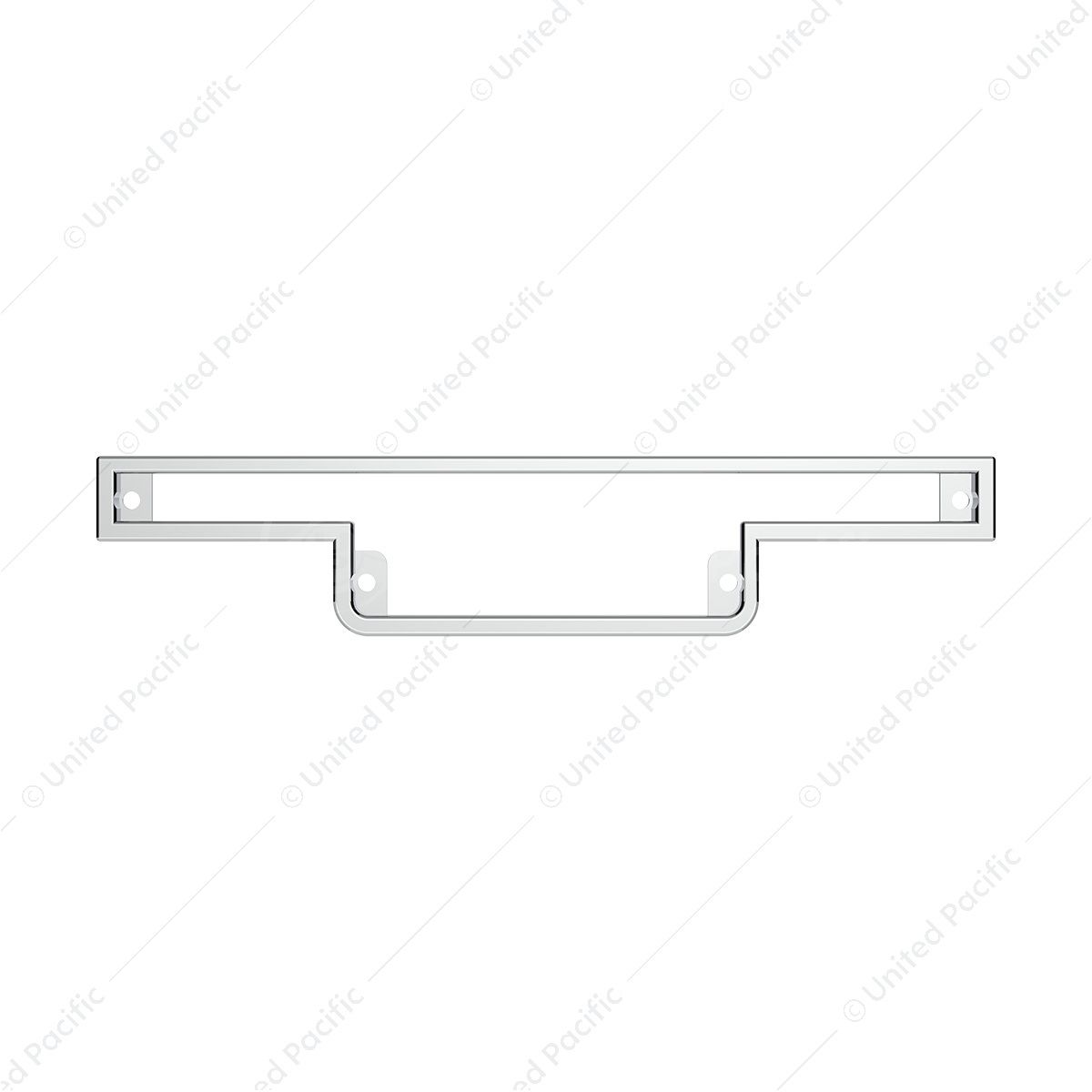 Chrome Plastic Warning Light Panel Bezel Without Visor For 1990-2000 Peterbilt 379/378/377